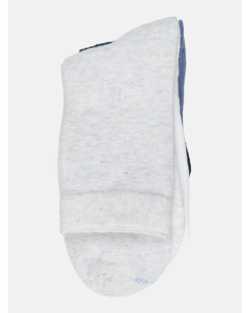 Носки C&A 3 пары р. 39-42 Синий/Серый/Белый (151329073)