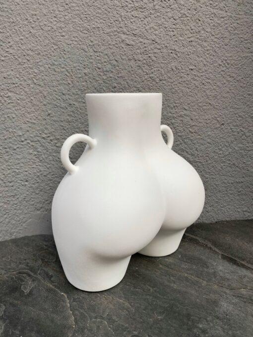 Ваза LOVE 26х24 см Белый матовый