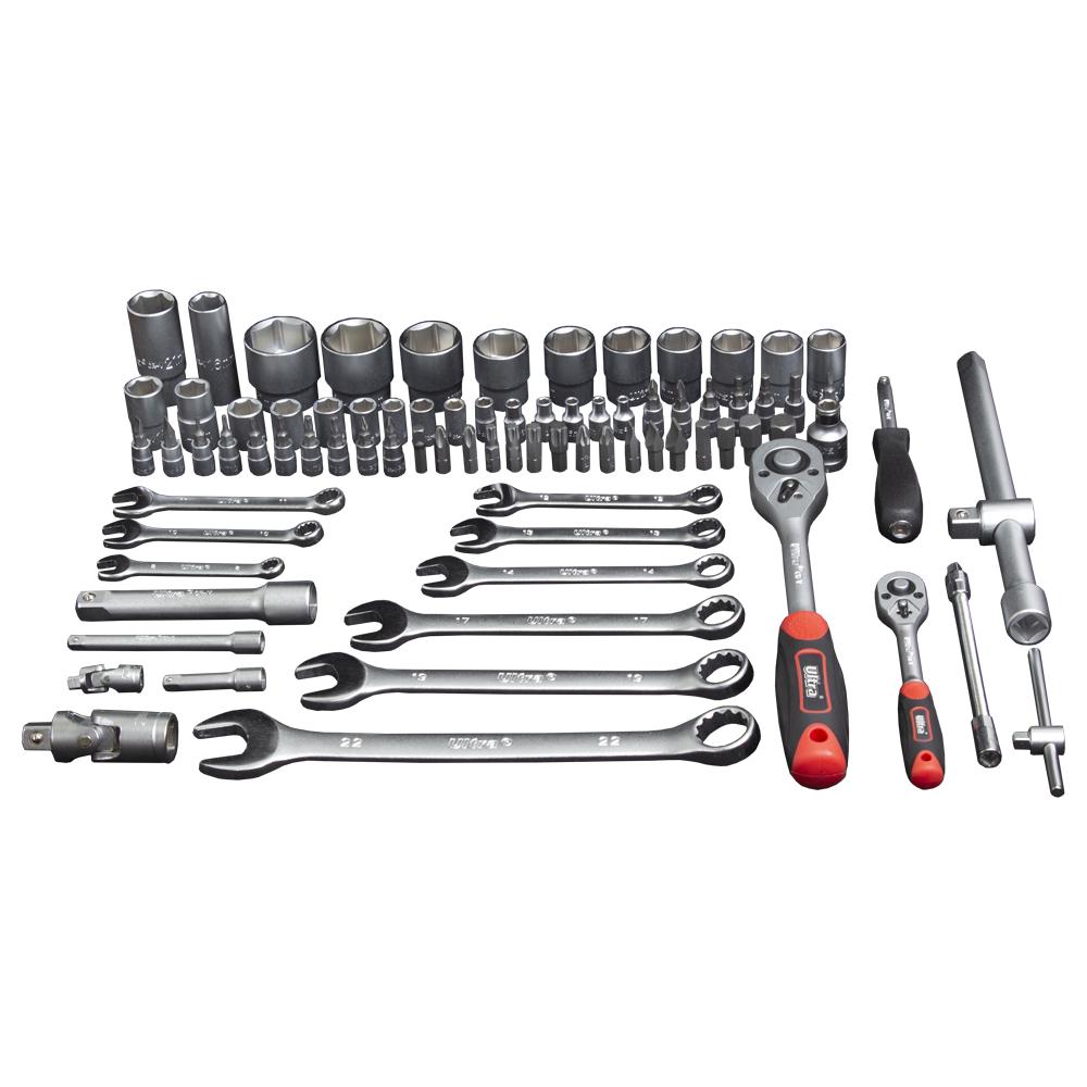 Набір насадок торцевих і біти Ultra CrV 1/4" 1/2" 82 шт. (6001142) - фото 4 Набір насадок торцевих і біти Ultra CrV 1/4" 1/2" 82 шт. (6001142) - фото 4