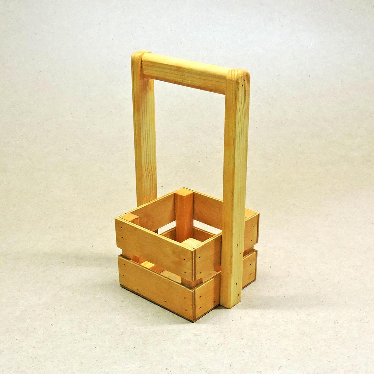 Корзинка подарочная из дерева Шервуд 12х12 см Карри (ПДК-0021103) - фото 5 Корзинка подарочная из дерева Шервуд 12х12 см Карри (ПДК-0021103) - фото 5