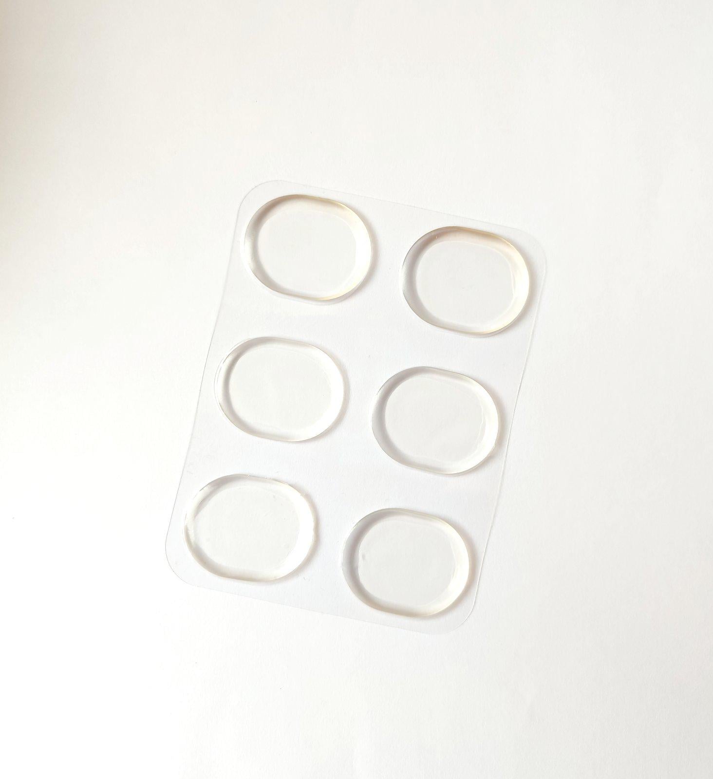 Набір вкладишів для взуття силіконових від натирання 6 шт. (32618473)