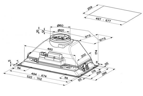 Вытяжка Faber Inka Smart C Lg A70 (305.0599.306) - фото 3