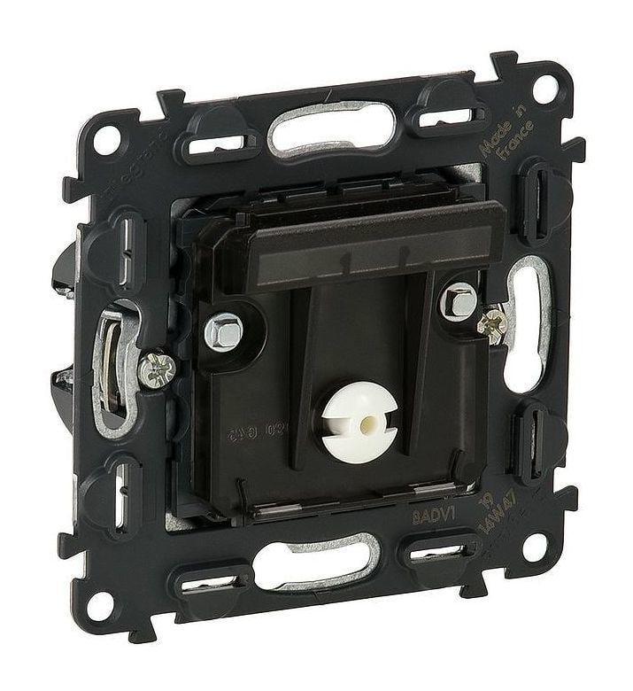 Выключатель карточный Legrand Valena In'Matic винтовые клеммы Черный (30346863)