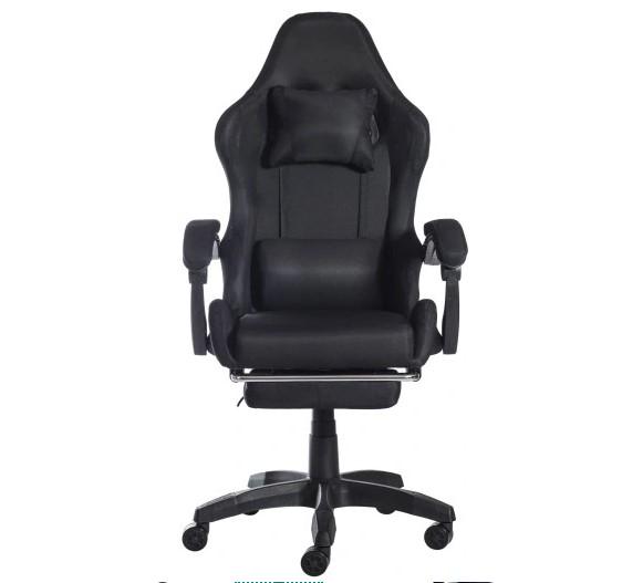 Крісло геймерське з еко-шкіри з підставкою під ноги (MAS-6C4-013)