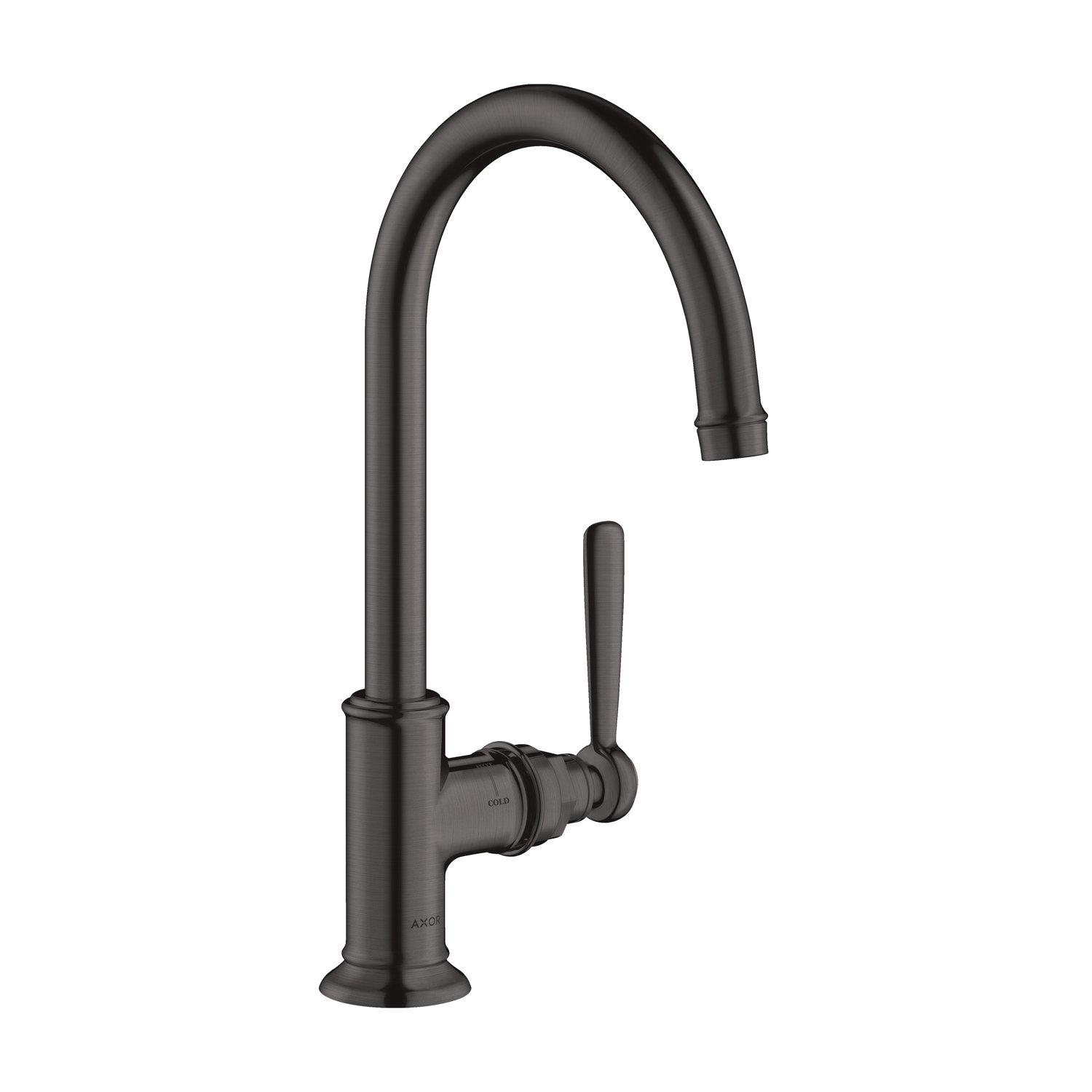 Смеситель для раковины Axor Montreux 210 ретро-дизайн Хром черный (16518340)