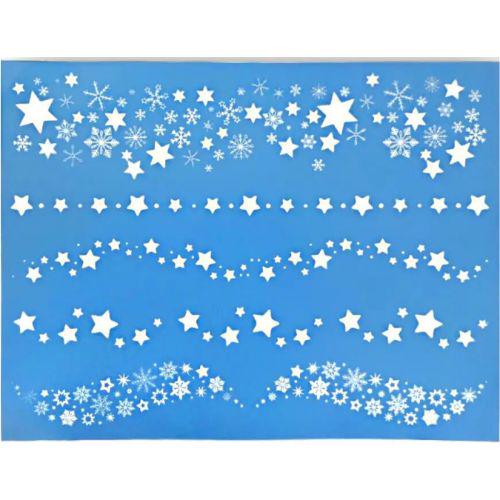 Тату Зимові Сніжинки (197358)