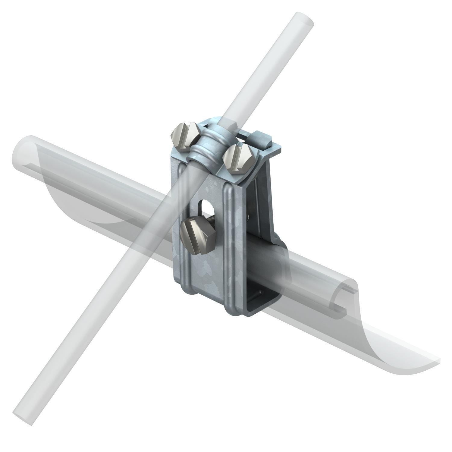 Тримач OBO bettermann прута ø 8-10 мм на жолобі гарячеоцинкована сталь (5316308)