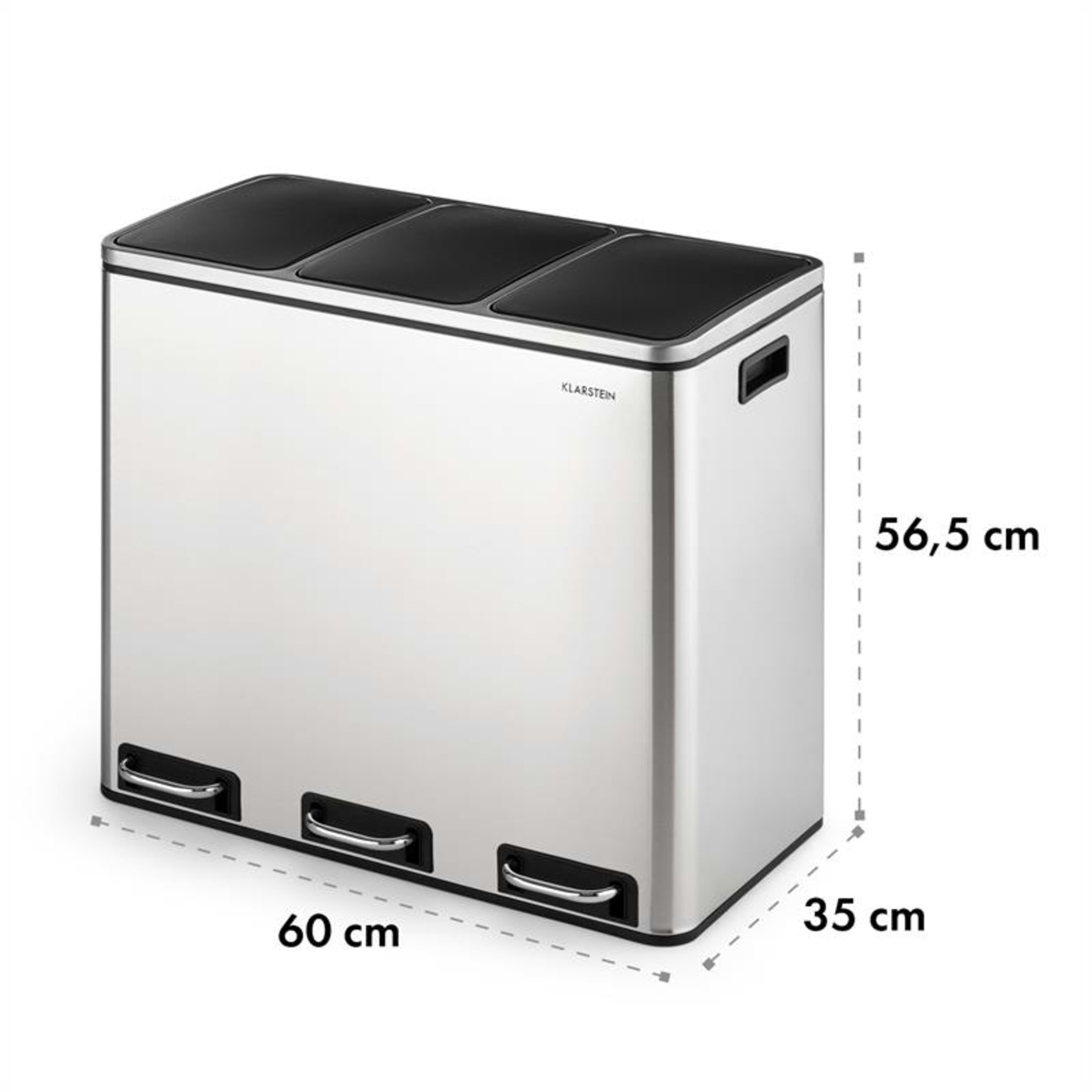 Мусорное ведро с педалью KLARSTEIN Grandmaster 54 л (10033726) - фото 5 Мусорное ведро с педалью KLARSTEIN Grandmaster 54 л (10033726) - фото 5