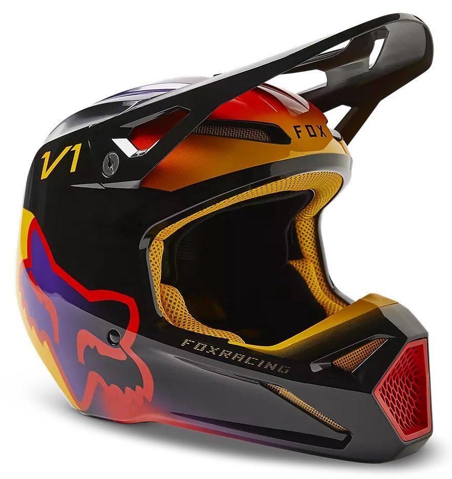 Мотошолом Fox V1 TOXSYK HELMET L Black (25287)