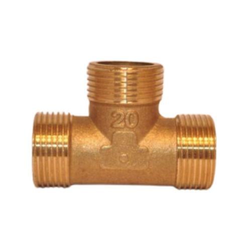 Тройник проходной Lexline К.0660-В 3/4" ННН усиленный латунь - фото 3 Тройник проходной Lexline К.0660-В 3/4" ННН усиленный латунь - фото 3