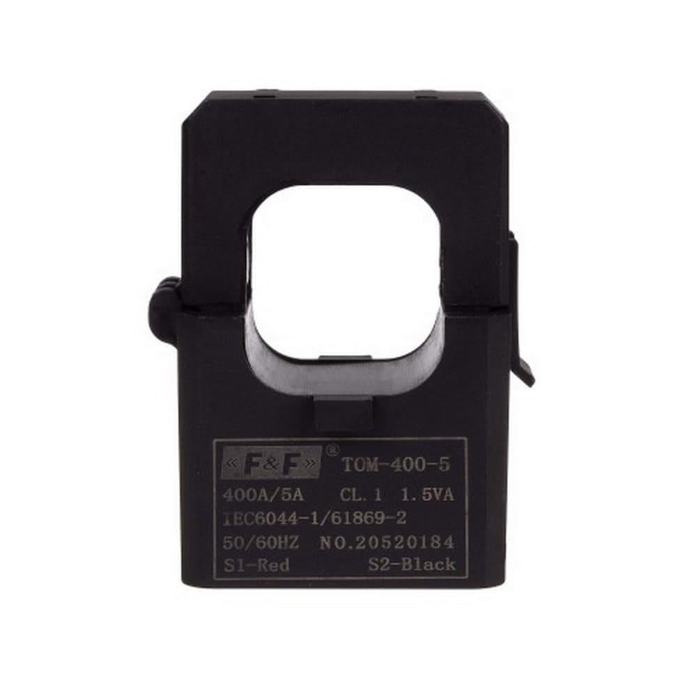 Трансформатор струму F&F TOM-400-5 400/5 CL.1.0 роз'ємний (TOM-400-5)