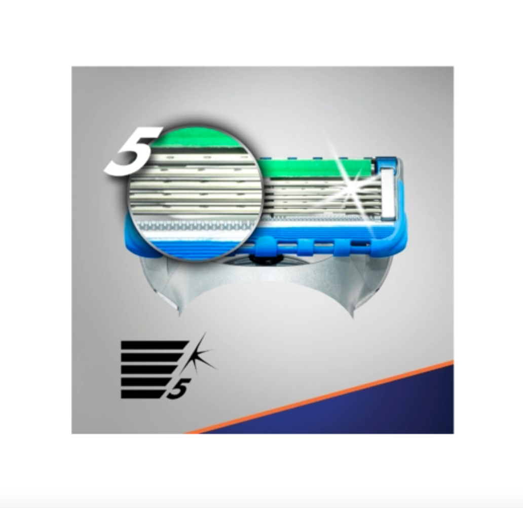 Картриджі змінні для гоління чоловічі Fusion 5 Gillette Fusion5 ProGlide Power 8 шт. - фото 3 Картриджі змінні для гоління чоловічі Fusion 5 Gillette Fusion5 ProGlide Power 8 шт. - фото 3