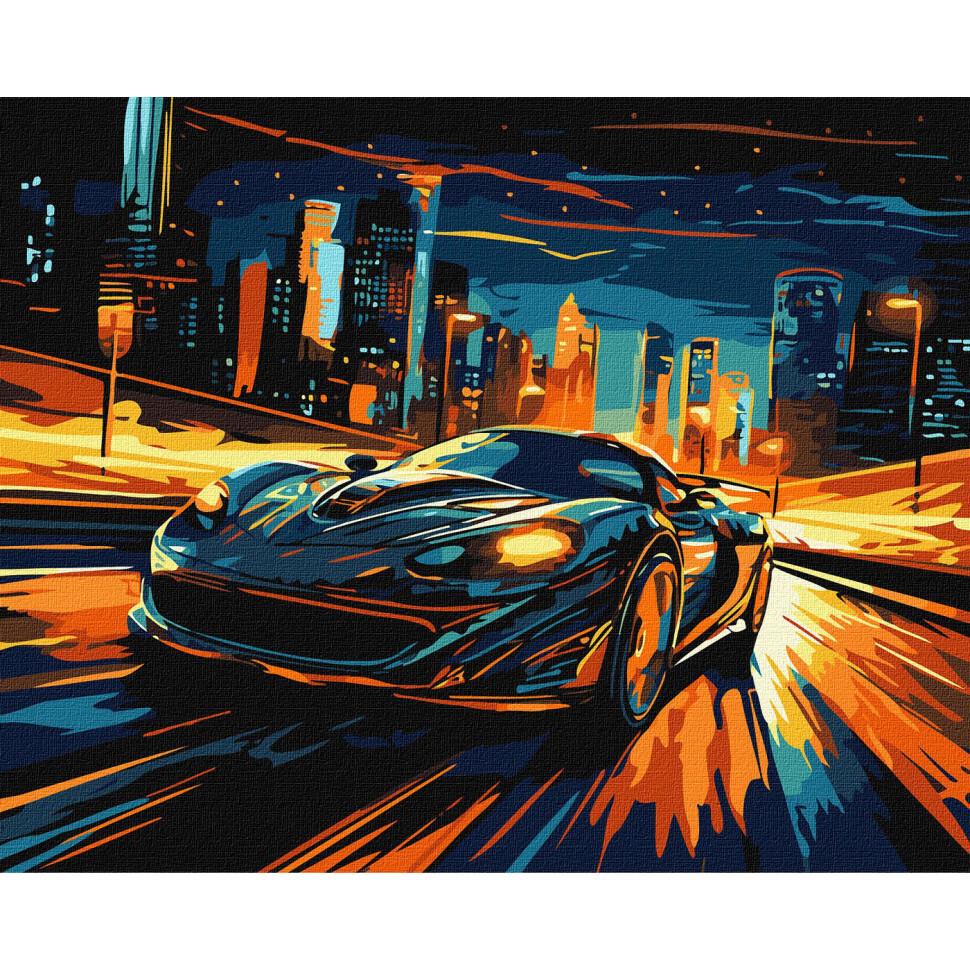 Картина по номерам Ideyka Ночной город 40x50см (KHO3644)