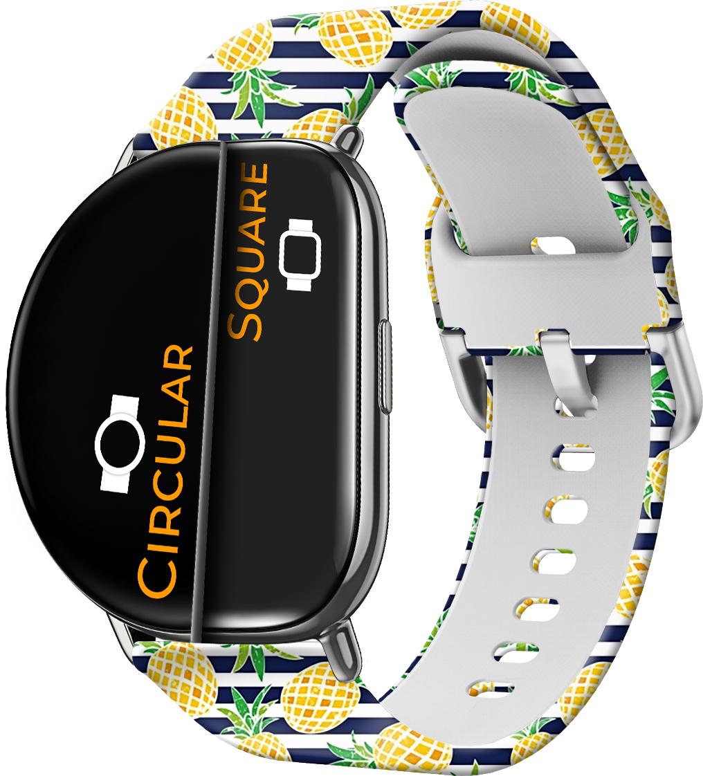 Ремешок Colorful для Zepp E Square/Circular Pineapple (28628) - фото 2 Ремешок Colorful для Zepp E Square/Circular Pineapple (28628) - фото 2