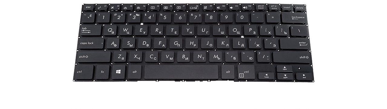 Клавиатура для ноутбука Asus TP461 TP461UA TP461UN матовая (0KNB0-262ARU00)