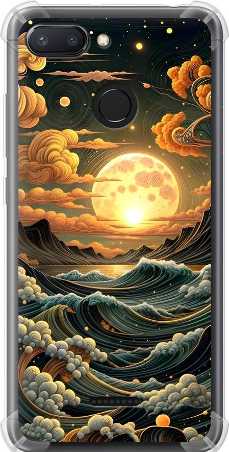 Чехол на Xiaomi Redmi 6 Арт волны (6332sp-1521-42517) Чехол на Xiaomi Redmi 6 Арт волны (6332sp-1521-42517)