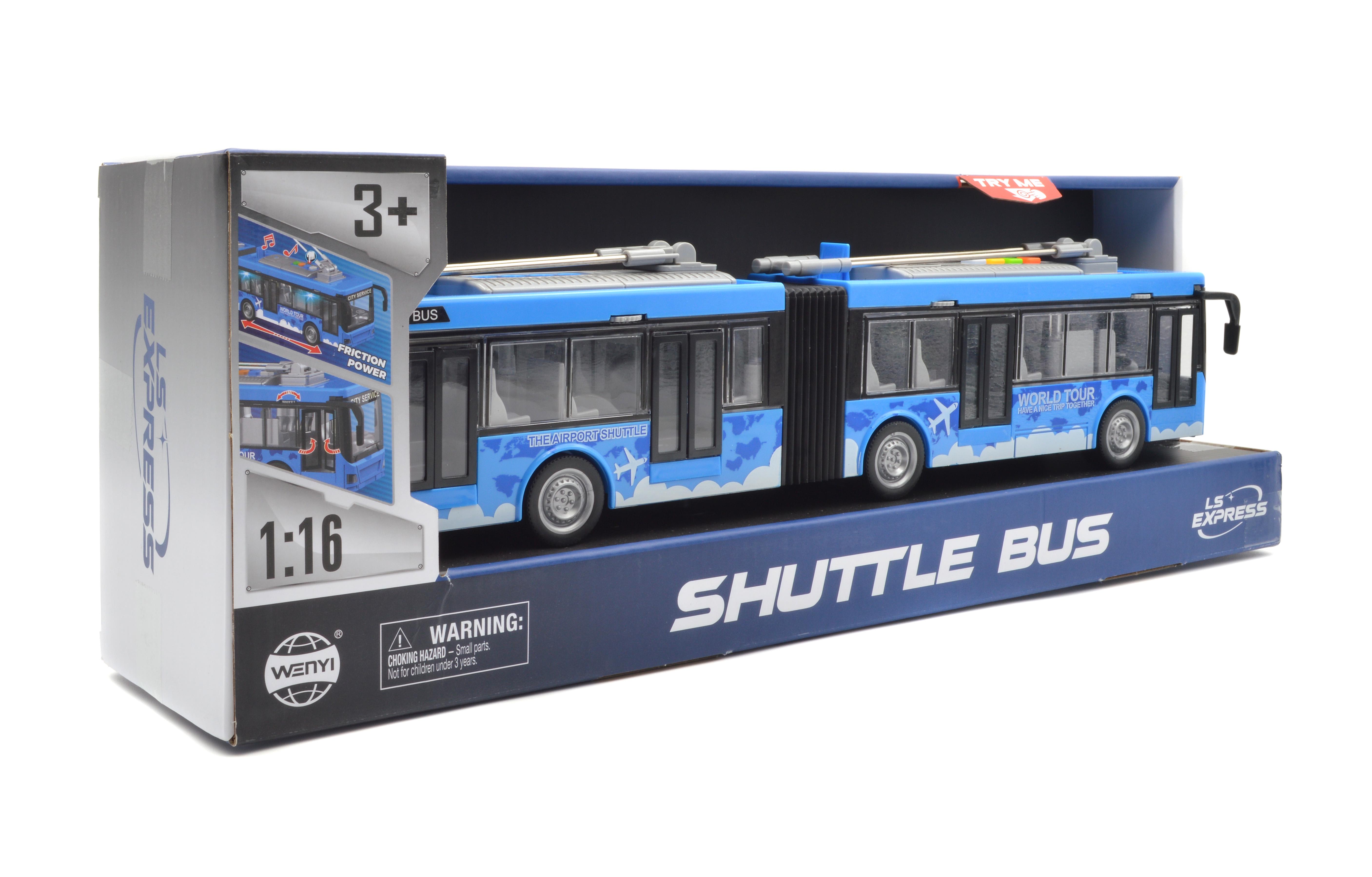 Тролейбус WY915B масштаб 1:16 звук/світло/відчиняються двері (30358507) - фото 7