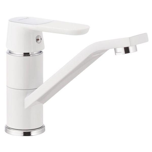 Змішувач для умивальника Mixxus Premium Tiger 555 вилив 15 см White (MI0574)