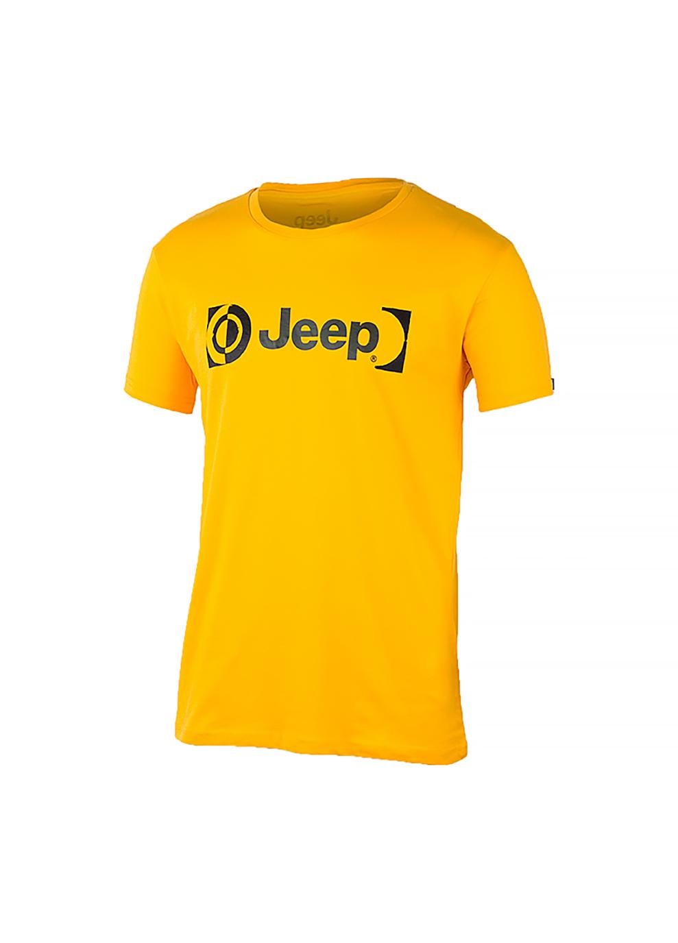 Футболка мужская JEEP T-SHIRT Paintbrush J22W L Желтый (O102590-Y247 L)