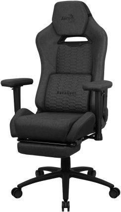 Крісло комп'ютерне для геймера Aerocool Royal Aeroweave Ash Black (490969)