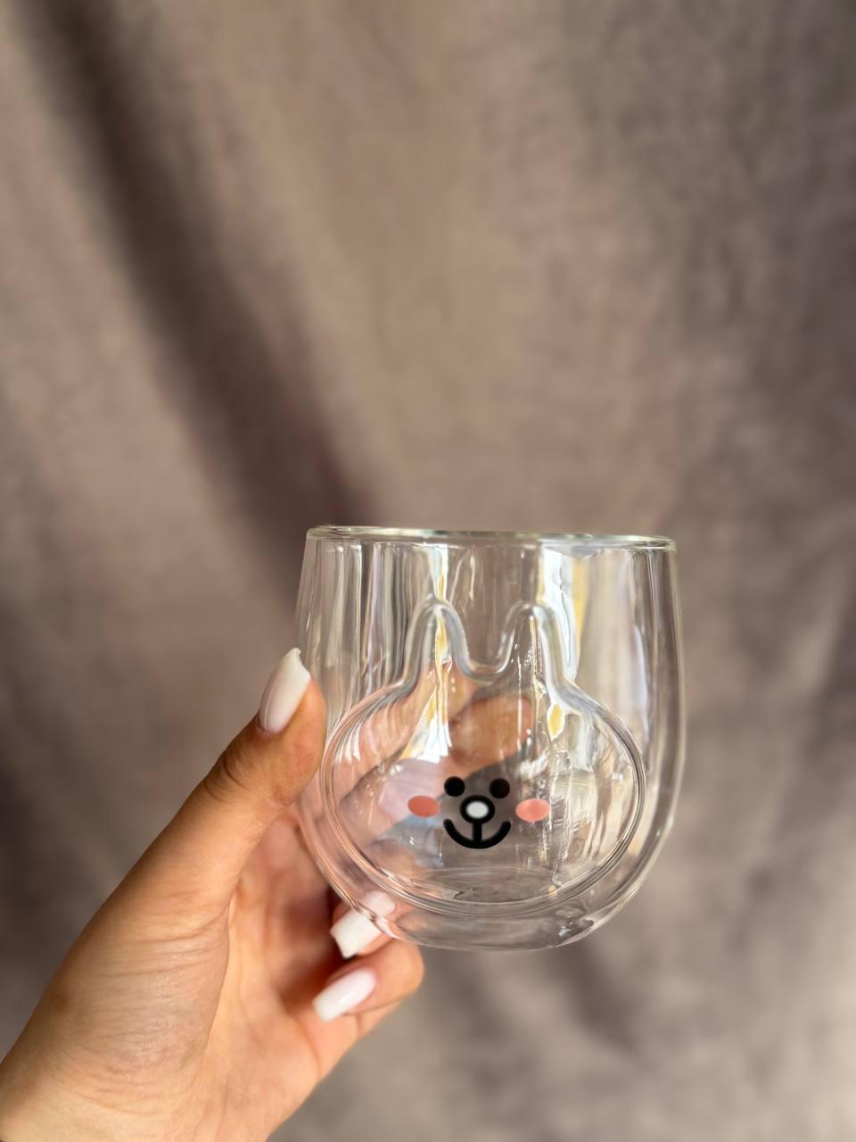 Набір низьких склянок з подвійним дном Vittora Rabbits боросилікатне скло 300 мл 2 шт. Прозорий (VT-5406-300) - фото 2 Набір низьких склянок з подвійним дном Vittora Rabbits боросилікатне скло 300 мл 2 шт. Прозорий (VT-5406-300) - фото 2