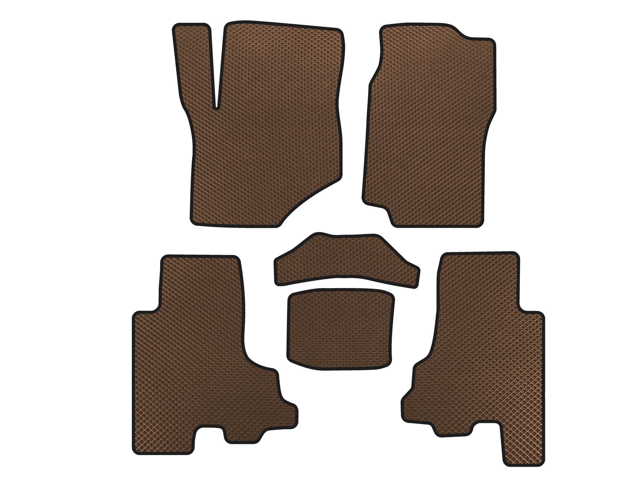 Коврики Digital Designs EVA для Chevrolet Trailblazer 2002-2012гг. этилвинилацетат Коричневый (141488)