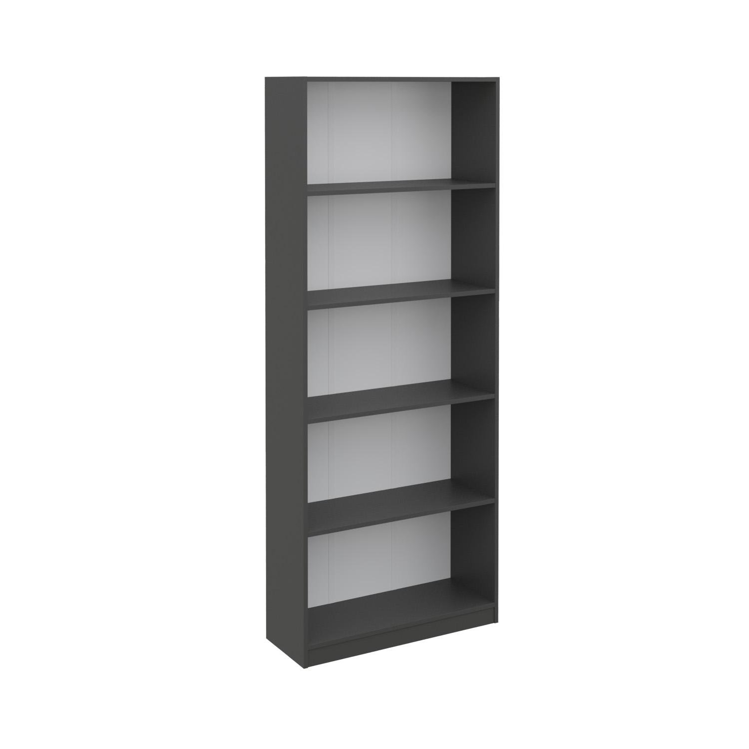 Стелаж підлоговий MEBLIBUD MODERN 200х80х30 см Антрацит - фото 1 Стелаж підлоговий MEBLIBUD MODERN 200х80х30 см Антрацит - фото 1