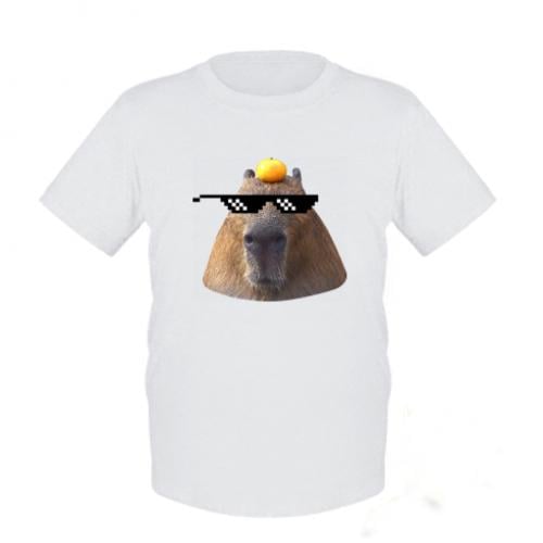 Футболка детская Capybara cool 104 см Белый (12767702-1-181785-2XS)