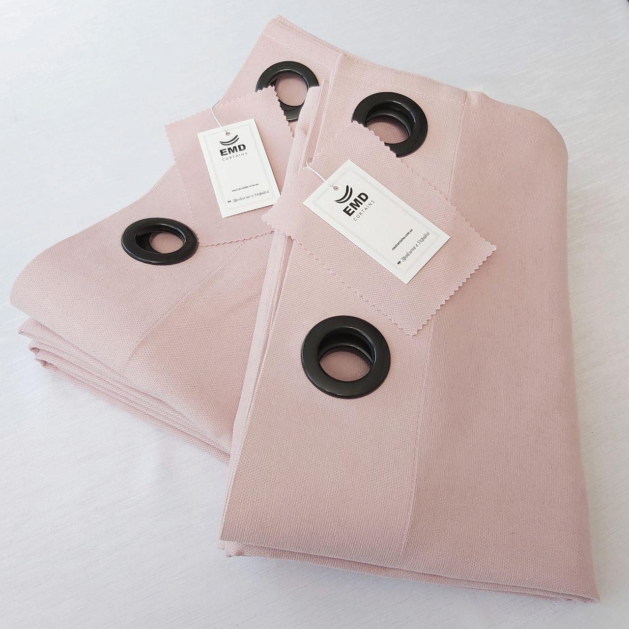 Шторы на черных люверсах 150x250 см микровелюр 2 шт. Светло-розовый (5801097-МТ2/150-BL) - фото 6 Шторы на черных люверсах 150x250 см микровелюр 2 шт. Светло-розовый (5801097-МТ2/150-BL) - фото 6