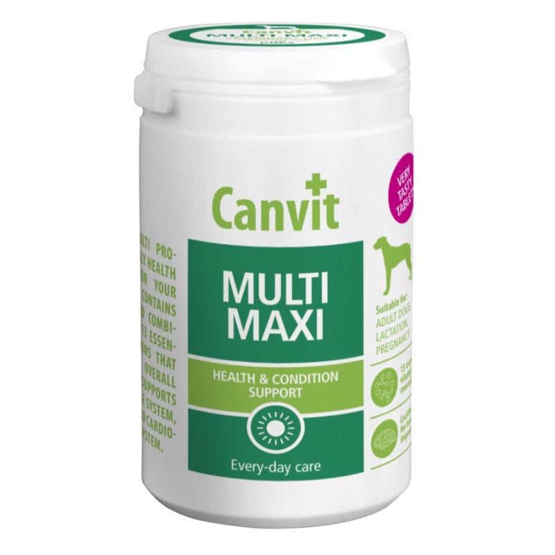 Добавка витаминная для собак Canvit Multi Maxi для зростання/розвитку більше 25 кг 230 г (can53375)