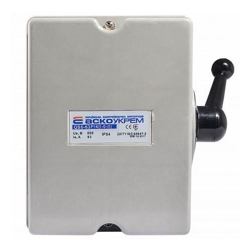 Рубильник опрокидывающий АСКО-УКРЕМ QS5-63P/4 на 63А (27873311)