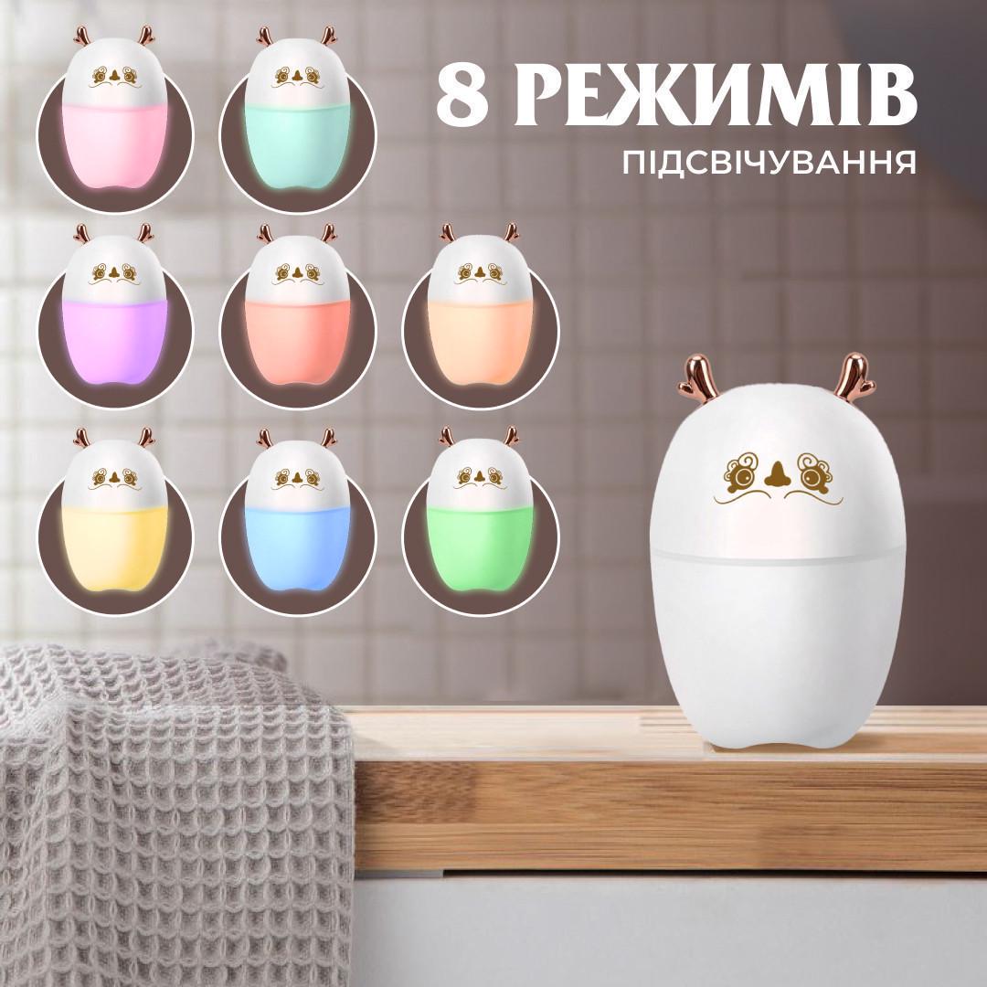 Увлажнитель воздуха Humidifier Deer USB 220 мл (HPBH17202W) - фото 6