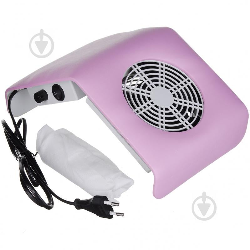 Витяжка для манікюру Nail Dust Collector Рожевий (707335973A) Витяжка для манікюру Nail Dust Collector Рожевий (707335973A)