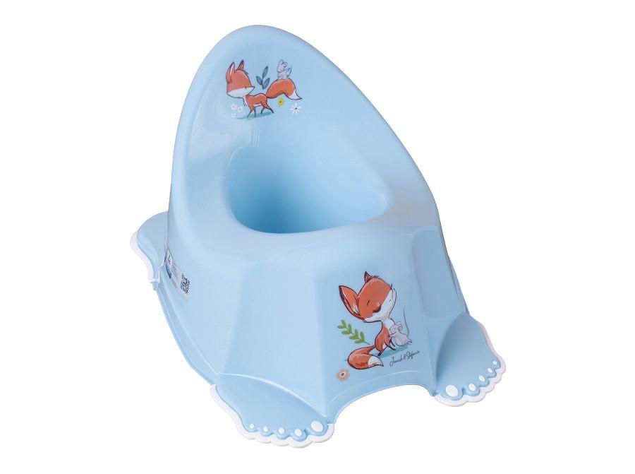 Горшок Tega Baby PO-069-108 Лесная сказка с противоскользящей резиной и музыкой Голубой (5902963015600)