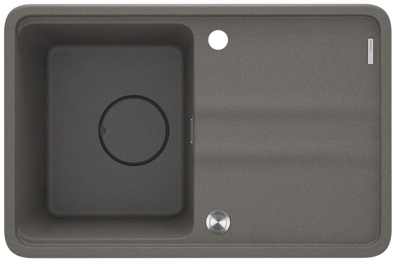 Мойка кухонная Deante ZKM_T11A гранитная прямоугольная 670x440 мм Серый (25969916)
