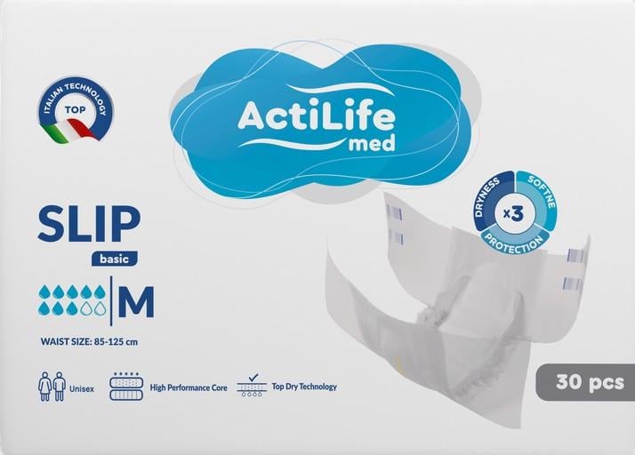 Подгузники для взрослых ActiLife Med basic М 30 шт. (2644176846) - фото 1