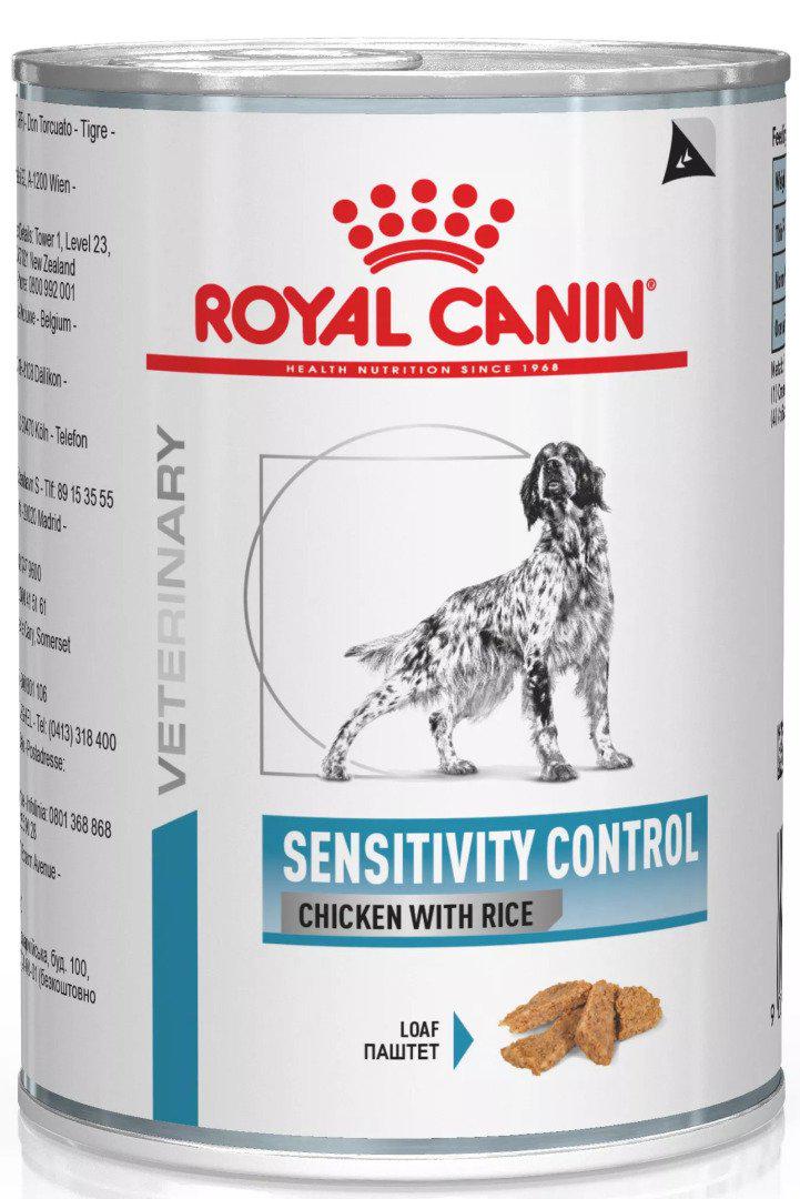 Корм вологий для собак Royal Canin Sensitivity Control Chicken Dog Cans 410 г (9003579026595)