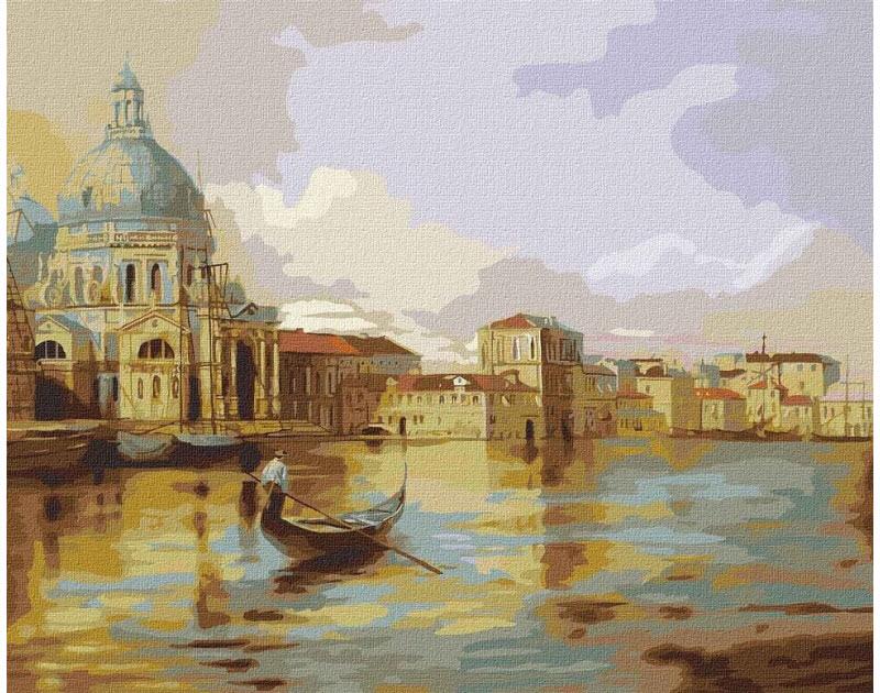 Картина по номерам Идейка Гранд канал Венеции Ira Volkova КНО3591 холст на подрамнике 40x50 см (1431356257)