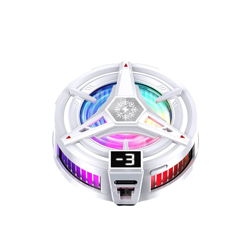 Ігровий охолоджувач для смартфону BAVIN BF-007-3°C RGB Type-C White (BF-007 WH)