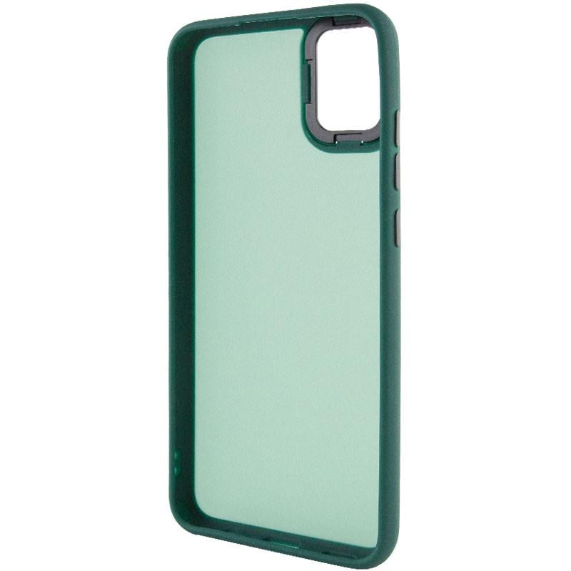 Противоударный чехол TPU+PC Lyon Frosted для Samsung Galaxy A06 Green - фото 3