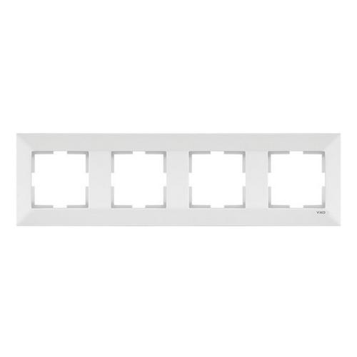Рамка Viko Meridian на четыре поста горизонтальная Белый (21199-е)