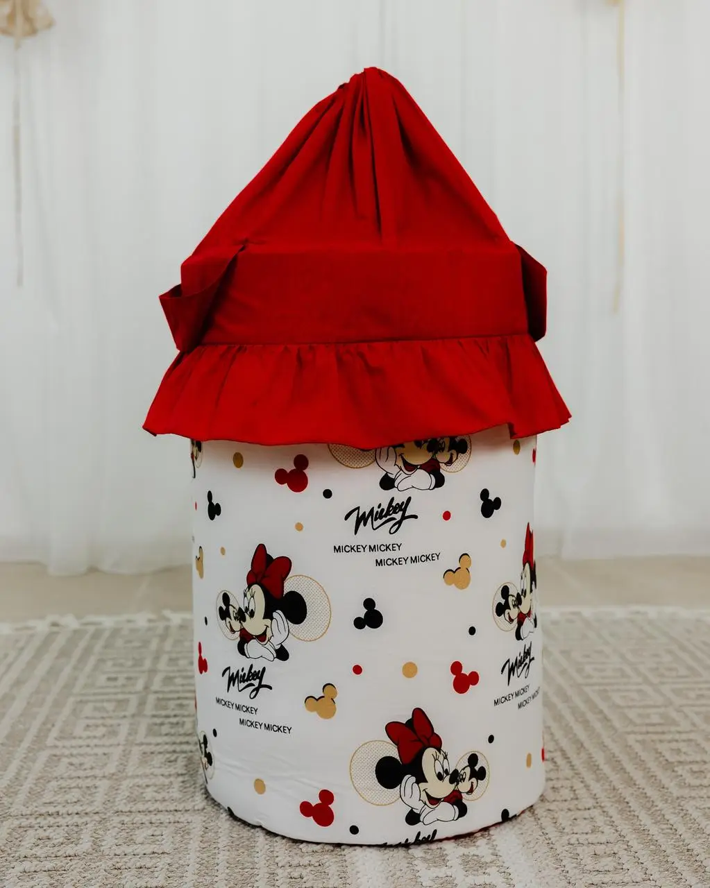 Корзина для игрушек Микки Маус 60х35 см круглая