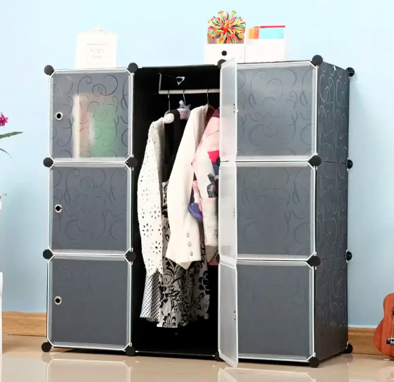 Шафа складана Storage Cube Cabinet MP 39-61 пластикова 110х110х35 см (1809186506)