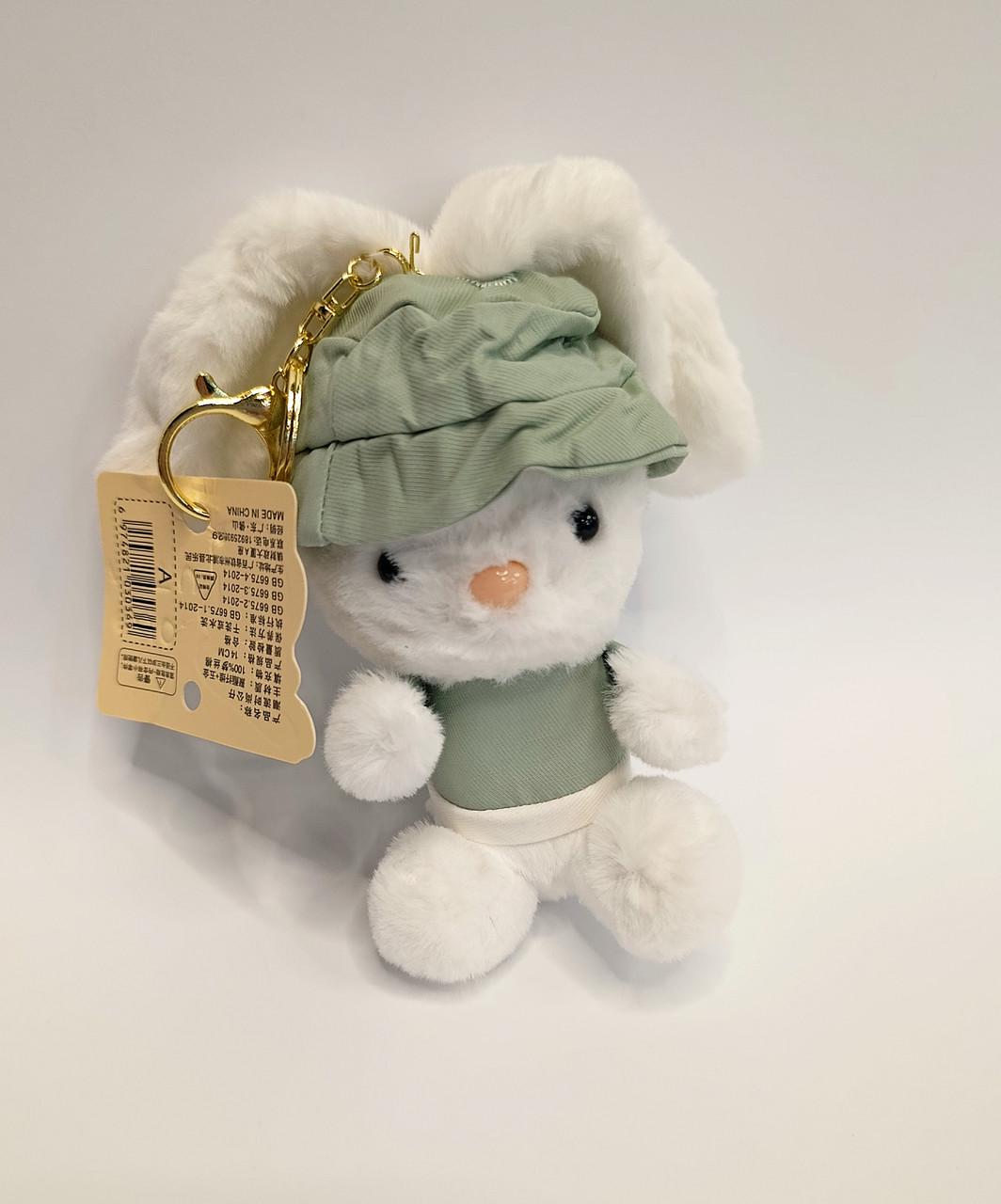 Брелок мягкий кролик Белый (1)