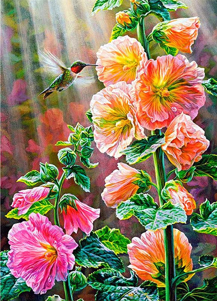Алмазная мозаика Emerald Craft Яркие цветы 30x40 см (22333)
