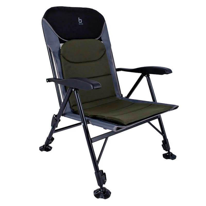 Туристическое кресло раскладное Bo-Camp Pike Black/Grey/Green (DAS301447)