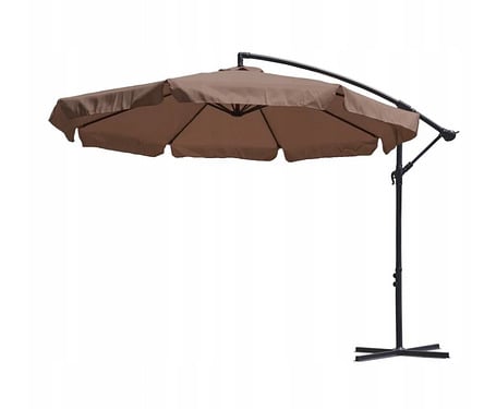 Парасоля садова кутова з нахилом AVKO Garden AGU2014 та чохол 3 м Коричневий - фото 1 Парасоля садова кутова з нахилом AVKO Garden AGU2014 та чохол 3 м Коричневий - фото 1