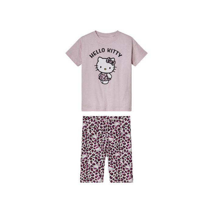 Пижама для девочки Lupilu Hello Kitty футболка и шорты 98-104 см 2-4 г. (335633046269)