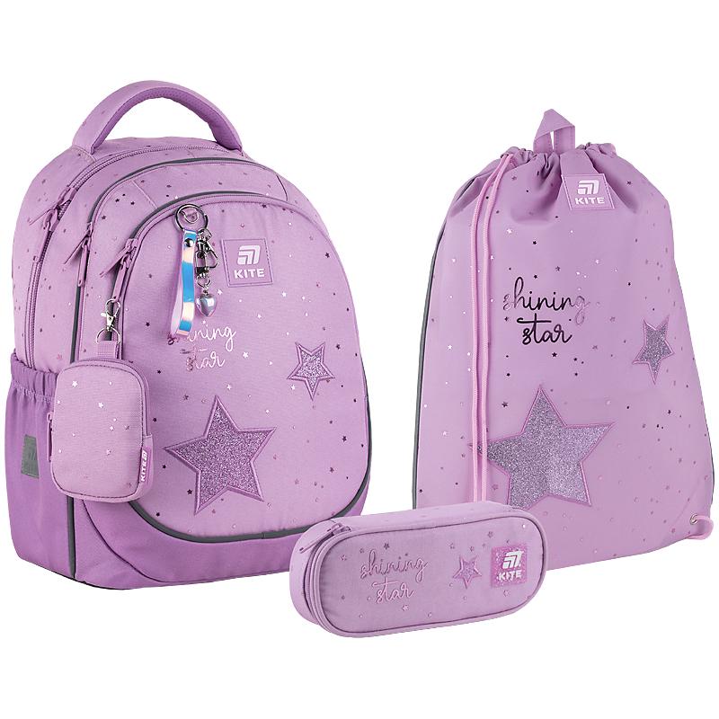 Школьный набор KITE Education ShiningStar SET_K25-700M-2 рюкзак/пенал/сумка