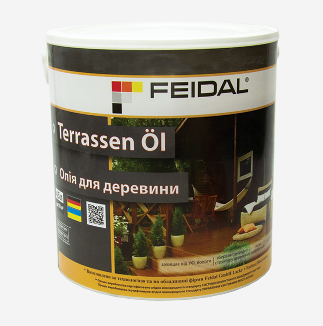 Масло для древесины Feidal Terrassen Öl 4,5 л